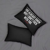 YOU ALREADY KNOW LUMBAR PILLOW