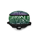 EAUX- WHITE ON MARDI GRAS BOOKBAG