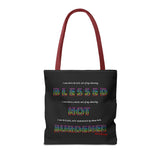 BLACK MAN RAINBOW TOTE BAG