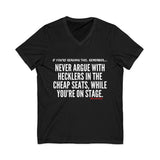 HECKLERS UNISEX V-NECK T-SHIRT