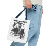 RESIST-BLACK TOTE BAG