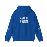 MAKE IT COUNT UNISEX HOODIE