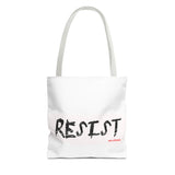 RESIST - WHITE TOTE BAG