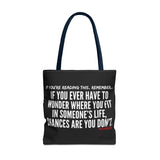 WHERE YOU FIT TOTE BAG