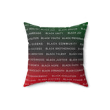 BLACK MAGIC - RBG THROW PILLOW