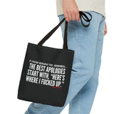 BEST APOLOGIES TOTE BAG