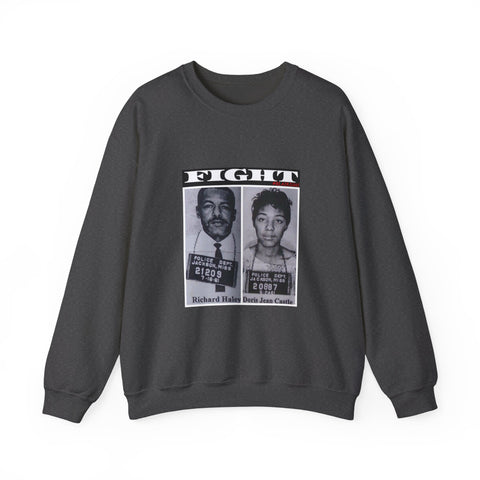 FIGHT - WHITE UNISEX SWEAT SHIRT