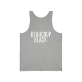 BEAUCOUP BLACK - WHITE UNISEX TANK TOP