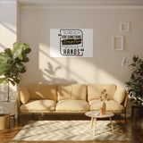 REACH FOR SOMETHING BLACK GOLD CANVAS ART