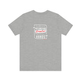REACH FOR SOMETHING - WHITE RED UNISEX SHORT SLEEVE T-SHIRT