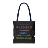 BLACK MAN RAINBOW TOTE BAG