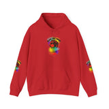 BLACK GAY PROUD FIST UNISEX HOODIE