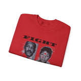 FIGHT - WHITE UNISEX SWEAT SHIRT