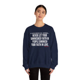 DIMINISHED FAITH UNISEX SWEATSHIRT