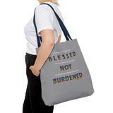 BLACK WOMAN RAINBOW TOTE BAG