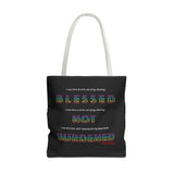 BLACK MAN RAINBOW TOTE BAG