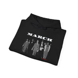 MARCH - WHITE UNISEX HOODIE