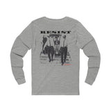 RESIST-BLACK UNISEX LONG SLEEVE T-SHIRT