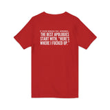 BEST APOLOGIES UNISEX V-NECK T-SHIRT