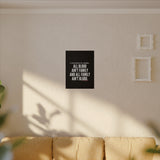 ALL BLOOD CANVAS ART