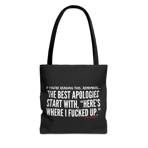 BEST APOLOGIES TOTE BAG
