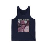 STAND - WHITE UNISEX TANK TOP