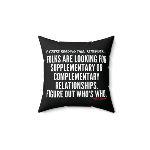 FIGURE OUT THROW PILLOW