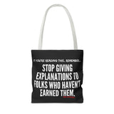 EXPLANATION TOTE BAG