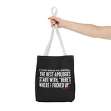 BEST APOLOGIES TOTE BAG