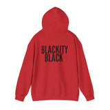 BLACKITY BLACK - BLACK UNISEX HOODIE