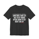 UPSIDE DOWN UNISEX SHORT SLEEVE T SHIRTS