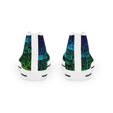 EAUX - RAINBOW HI-TOP SNEAKERS - WHITE SOLE