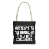 JESUS SAID TOTE BAG