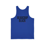 BEAUCOUP BLACK - BLACK UNISEX TANK TOP