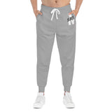V EAUX IV - WHITE W/ BLACK EAUX ATHLETIC JOGGERS