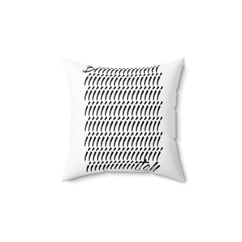 BITCH_black THROW PILLOW