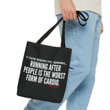 Funny Quote Tote Bag - Perfect for Gym Lovers, Fitness Gifts, Shopping, Casual Use, Inspirational Quotes