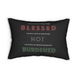 BLACK MAN RBG LUMBAR PILLOW