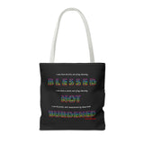 BLACK MAN RAINBOW TOTE BAG