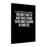 SPRING CLEANING CANVAS ART