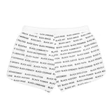 BLACK MAGIC - BLACK LETTERS WOMEN'S CASUAL SHORTS