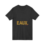 EAUX GOLD UNISEX V-NECK T-SHIRTS