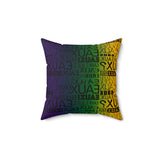 Colorful Abstract Square Pillow