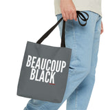 BEAUCOUP BLACK - WHITE TOTE BAG