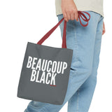 BEAUCOUP BLACK - WHITE TOTE BAG