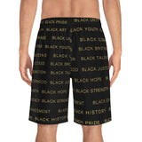 BLACK MAGIC - BLACK GOLD BOARD SHORTS