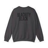 BLACKITY BLACK - BLACK UNISEX SWEAT SHIRT