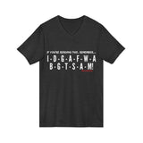 IDGAF UNISEX V-NECK T-SHIRT