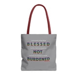 BLACK WOMAN RAINBOW TOTE BAG