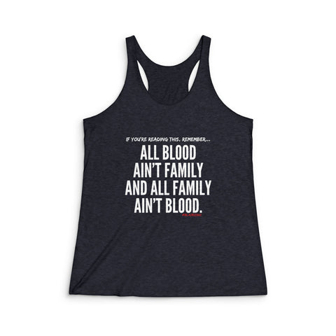 ALL BLOOD RACERBACK TANK TOP